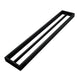Sample Sale-Omar Nero Black Double Towel Rails 600mm - NZHomeware
