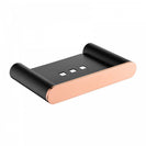 Rose Gold Wall Mounted Bathroom Accessories Set – Robe Hook, Toilet Paper Holder, Double Towel Rail, Dish Holder Kit (Copy) - NZHomeware