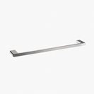 Square Brushed Nickel Single Hand Towel Rail Stainless Steel Wall Mounted - NZHomeware