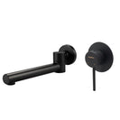 Aquatica All Pressures Circo Shower With Swivel Bath Spout Mixer Black Set - NZHomeware
