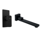 Aquatica All Pressures Mia2 40mm Shower Mixer With Square Swivel Bath Spout Matte Black Set - NZHomeware
