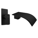 Aquatica All Pressures Mia2 40mm Shower Mixer With Waterfall Wall Spout Matte BlackSet - NZHomeware