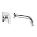 Aquatica All Pressures Saluto Shower Mixer With Round Bath Spout Chrome Set - NZHomeware