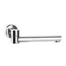 Aquatica All Pressures Saluto Shower Mixer With Round Swivel Bath Spout Chrome Set - NZHomeware