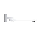 Aquatica All Pressures Saluto Shower Mixer With Square Swivel Bath Spout Chrome Set - NZHomeware