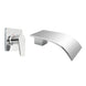 Aquatica All Pressures Saluto Shower Mixer With Waterfall Wall Spout Chrome Set - NZHomeware