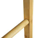 Bamboo Towel Bar Holder Rack 2 Tiers Freestanding Drying Storage - NZHomeware