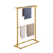 Bamboo Towel Bar Holder Rack 2 Tiers Freestanding Drying Storage - NZHomeware