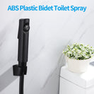 Bathroom Black ABS Handheld Toilet Bidet Spray Kit with 1.2m PVC Water Hose - NZHomeware