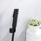 Bathroom Black ABS Handheld Toilet Bidet Spray Kit with 1.2m PVC Water Hose - NZHomeware