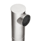Bathroom Brushed Nickel Basin Mixer Tap Swivel Nozzle Faucet Stainless Steel - NZHomeware