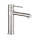 Bathroom Brushed Nickel Basin Mixer Tap Swivel Nozzle Faucet Stainless Steel - NZHomeware