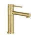 Bathroom Brushed Yellow Gold Basin Mixer Tap Swivel Nozzle Faucet Stainless Steel - NZHomeware