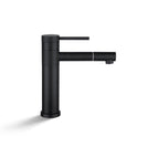 Bathroom Matte Black Basin Mixer Tap Swivel Nozzle Faucet Stainless Steel - NZHomeware