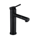 Bathroom Matte Black Basin Mixer Tap Swivel Nozzle Faucet Stainless Steel - NZHomeware
