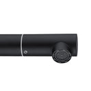 Bathroom Matte Black Basin Mixer Tap Swivel Nozzle Faucet Stainless Steel - NZHomeware
