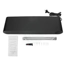 Bathroom UV Sterilizer Heated Towel Dryer Disinfection Black Intelligent Timer 600x170x80mm - NZHomeware