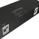 Bathroom UV Sterilizer Heated Towel Dryer Disinfection Black Intelligent Timer 600x170x80mm - NZHomeware