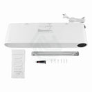 Bathroom UV Sterilizer Heated Towel Dryers Towel Warmer Disinfection White Intelligent Timer 600x170x80mm - NZHomeware