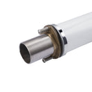 Bathroom White & Chrome Basin Mixer Solid Brass Vanity Tap - NZHomeware