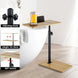 Bathtub Side Table Height - Adjustable 43–76 cm C - Shaped Bamboo Tray 360° Rotatable - NZHomeware