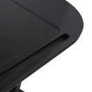 Bathtub Tray Table Adjustable Bath Side Table Wine Glass Sofa Side End Table Black - NZHomeware