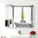 900X750mm Frameless Rectangle Bathroom Wall Plain Mirror - NZHomeware