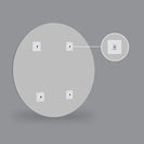 900mm Frameless Round Bathroom Wall Plain Mirror - NZHomeware