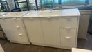 HERITAGE 1200MM Plywood Fluted Floor Standing Vanity - Matte White - NZHomeware