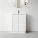HERITAGE 600MM Plywood Floor Standing Vanity - Matte White - NZHomeware