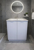 HERITAGE 600MM Plywood Floor Standing Vanity - Matte White - NZHomeware