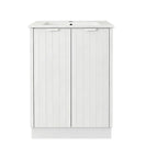 HERITAGE 600MM Plywood Floor Standing Vanity - Matte White - NZHomeware