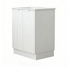 HERITAGE 600MM Plywood Floor Standing Vanity - Matte White - NZHomeware