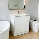 HERITAGE 750MM Plywood Wall Hung Vanity - Matte White - NZHomeware