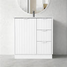 HERITAGE 750MM Plywood Wall Hung Vanity - Matte White - NZHomeware