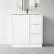 HERITAGE 750MM Plywood Wall Hung Vanity - Matte White - NZHomeware