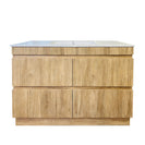 FLORAN 1200MM Plywood Fluted Floor Standing Vanity - Light Oak - NZHomeware
