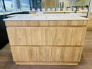FLORAN 1200MM Plywood Fluted Floor Standing Vanity - Light Oak - NZHomeware
