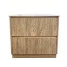 fluted bathroom vanity light oak - FLORAN 900MM Light OaK - NZHomeware