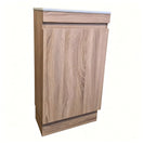 TAYLOR 450X250X850Mm Plywood Floor Standing Vanity - Light Oak With Ceramic Top - NZHomeware