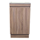 TAYLOR 450X250X850Mm Plywood Floor Standing Vanity - Light Oak With Ceramic Top - NZHomeware