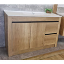 BC7 1200mmx460mmx850mm Plywood Floor Standing Vanity with Ceramic Single Basin - NZHomeware