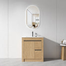 BC7 750mmx460mmx850mm Plywood Floor Standing Vanity with Ceramic Basin - NZHomeware