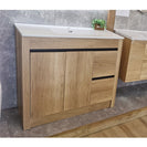 BC7 900mmx460mmx850mm Plywood Floor Standing Vanity with Ceramic Basin - NZHomeware