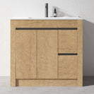 BC7 900mmx460mmx850mm Plywood Floor Standing Vanity with Ceramic Basin - NZHomeware