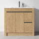 BC7 900mmx460mmx850mm Plywood Floor Standing Vanity with Ceramic Basin - NZHomeware