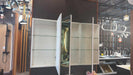 1200x150x750mm Plywood 3-Door White Mirror Cabinet - NZHomeware