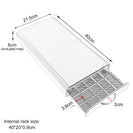 Black Coffee Pod Capsules Storage Rack 50 Pods Holder Organizer Drawer Dispenser - NZHomeware