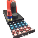 Black Coffee Pod Capsules Storage Rack 50 Pods Holder Organizer Drawer Dispenser - NZHomeware