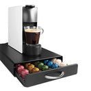 Black Coffee Pod Capsules Storage Rack 50 Pods Holder Organizer Drawer Dispenser - NZHomeware